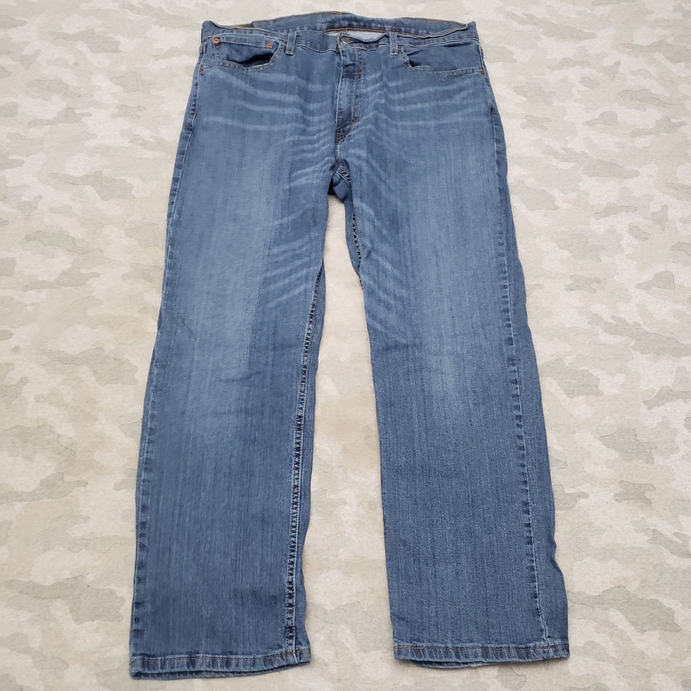 Levi's 559 Jeans‎ Mens 38x30 Blue Relaxed Straight Pockets Denim Medium Wash